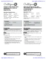 Preview for 1 page of Culligan FM-15A Installation And Operation Instructions