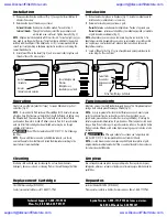 Preview for 2 page of Culligan FM-15A Installation And Operation Instructions