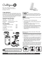 Preview for 1 page of Culligan FM-5 Use And Care Manual