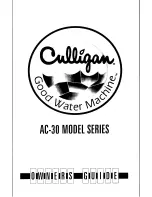 Culligan Good Water Machine AC30 Owner'S Manual preview