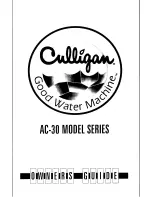 Preview for 1 page of Culligan Good Water Machine AC30 Owner'S Manual