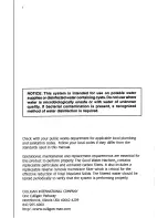 Preview for 2 page of Culligan Good Water Machine AC30 Owner'S Manual