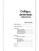 Preview for 3 page of Culligan Good Water Machine AC30 Owner'S Manual