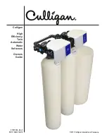 Culligan High Efficiency Twin 12" Water Softener with  Aqua-Sensor Sensing Device Owner'S Manual preview