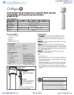 Culligan IC-EZ Installation And Operating Instructions Manual preview