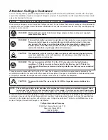 Preview for 2 page of Culligan Premier Series Installation, Operation And Service Instructions