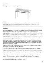 Предварительный просмотр 4 страницы Cult 5059413395932 Assembly & Care Instructions