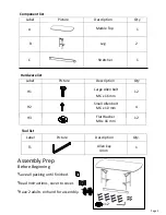 Предварительный просмотр 2 страницы Cult Balham 5056315930155 Assembly Instructions