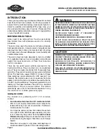 Preview for 8 page of Cumberland Stove Works MF3500B Operator'S Manual