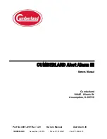 Cumberland Alert Alarm III Owner'S Manual предпросмотр