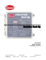 Preview for 1 page of Cumberland Evolution Back-Up Owner'S Manual