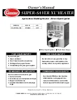 Cumberland SUPER-SAVER XL SS-225-XL-240 Owner'S Manual preview