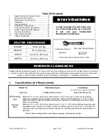 Preview for 3 page of Cumberland SUPER-SAVER XL SS-225-XL-240 Owner'S Manual