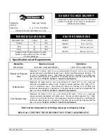 Preview for 4 page of Cumberland SUPER-SAVER  XL SS-225-XL Owner'S Manual