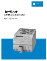 CUMMINS ALLISON JetSort 1000 series Operating Instructions Manual preview