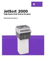 CUMMINS ALLISON JetSort 2000 Operating Instructions Manual preview