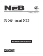 Предварительный просмотр 1 страницы CUOGHI mini NEB F3005 Instructions Manual