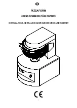 Предварительный просмотр 2 страницы Cuppone Pizzaform Series Instructions For Installation, Use And Maintenance Manual