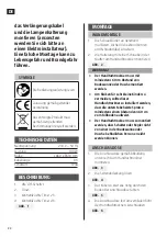 Предварительный просмотр 22 страницы CUR AQUA 007128 Operating Instructions Manual