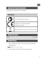 Предварительный просмотр 7 страницы CUR AQUA 009172 Operating Instructions Manual