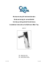 Предварительный просмотр 1 страницы CUR AQUA 431-111 Installation Instructions Manual