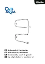 Предварительный просмотр 1 страницы CUR AQUA 434-496 Operating Instructions Manual