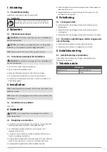 Preview for 16 page of CUR AQUA 435030 Operating Instructions Manual