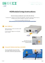 Preview for 1 page of Cura1 ENSIGN+ Setup Instructions