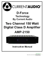 Current Audio AMP-2150 Instruction Manual предпросмотр