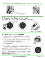 Предварительный просмотр 3 страницы Current Audio FastLoc CS650FL User'S Installation Manual