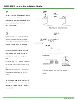 Предварительный просмотр 3 страницы Current Audio SPA525FR User'S Installation Manual