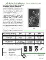 Current Audio WS650 Installation Manual предпросмотр