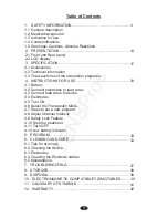 Preview for 3 page of Current Solutions InTENSity Select Combo Instruction Manual