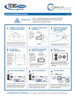 Preview for 2 page of Current Solutions TENS 7000 To Go Quick Reference Manual