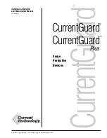 Предварительный просмотр 1 страницы Current Technology CurrentGuard CG-120/208-3GY Series Installation, Operation And Maintenance Manual