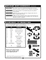 Предварительный просмотр 4 страницы Current Tools 281 Assembly, Operating, Safety And Parts Manual