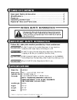 Preview for 2 page of Current Tools 509DMC Operating, Safety And Parts Manual