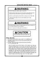 Preview for 37 page of Current Tools 8085 Operating, Maintenance, Safety And Parts Manual