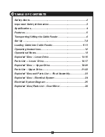 Preview for 2 page of Current Tools 99 Operating, Maintenance, Safety And Parts Manual