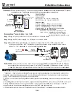 Предварительный просмотр 4 страницы Current eFlux DC Installation Instructions