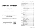 Preview for 3 page of Current Smart Wand User Manual And Installation Manual