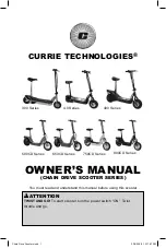 Предварительный просмотр 1 страницы Currier Tech 300 Series Owner'S Manual