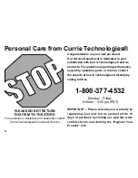 Preview for 4 page of Currier Tech Ezip Owner'S Manual