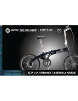 Предварительный просмотр 1 страницы Currier Tech IZIP VIA URBANO Assembly Manual