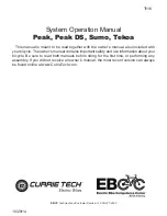 Preview for 1 page of Currier Tech Peak System Operation Manual