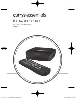 Preview for 1 page of Currys Essentials C1STB11 Instruction Manual