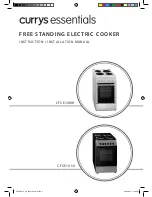 Currys Essentials CFSE10WH Instruction & Installation Manual preview