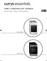 Currys Essentials CFSG10SV Instruction & Installation Manual preview