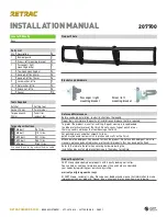 Preview for 1 page of Curt Group Retrac 207700 Installation Manual