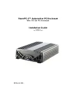 Curtis Computer Automotive PC Enclosure VoomPC-2 Installation Manual preview